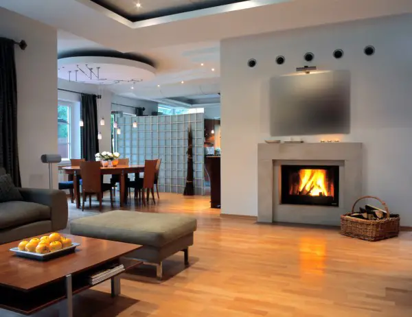interior design fireplace living room