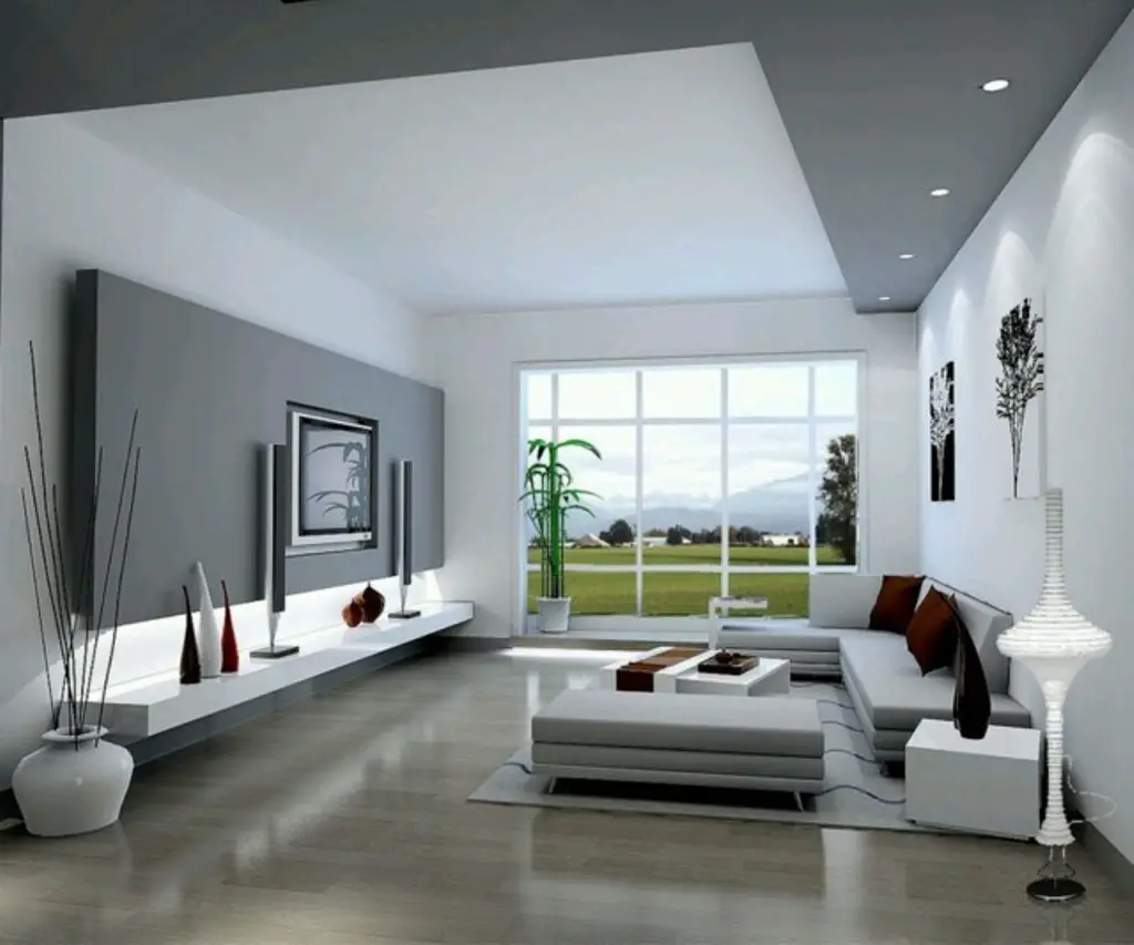 Modern Gray Living Room Decorating Ideas