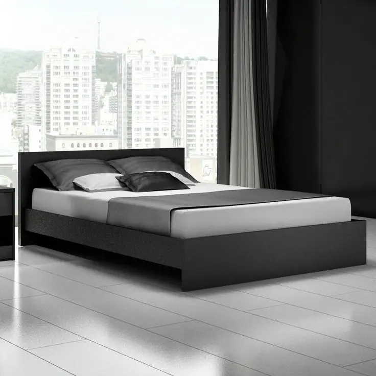 Platform Bed Frame Queen Unique Quality and Benefits | CozyHouze.com