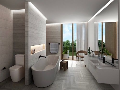 Modern Bathroom Design [Source : https://pin.it/rldlmzO]
