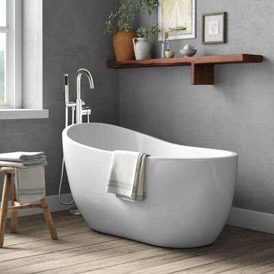 Small Freestanding Bathtub [Source: https://pin.it:6YbYxAH]