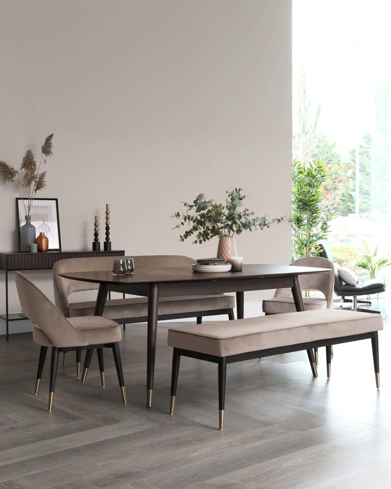 Modern Dining Table with Bench Which Bench Fits Your Dining Table?
