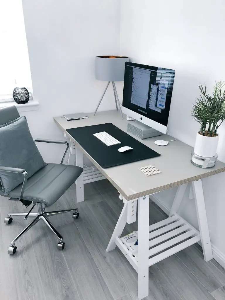 Home-Office Desk Setup By James Mcdonald [unsplash]