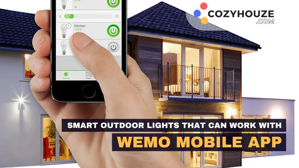 Smart Outdoor Lights For Wemo App - Featured
