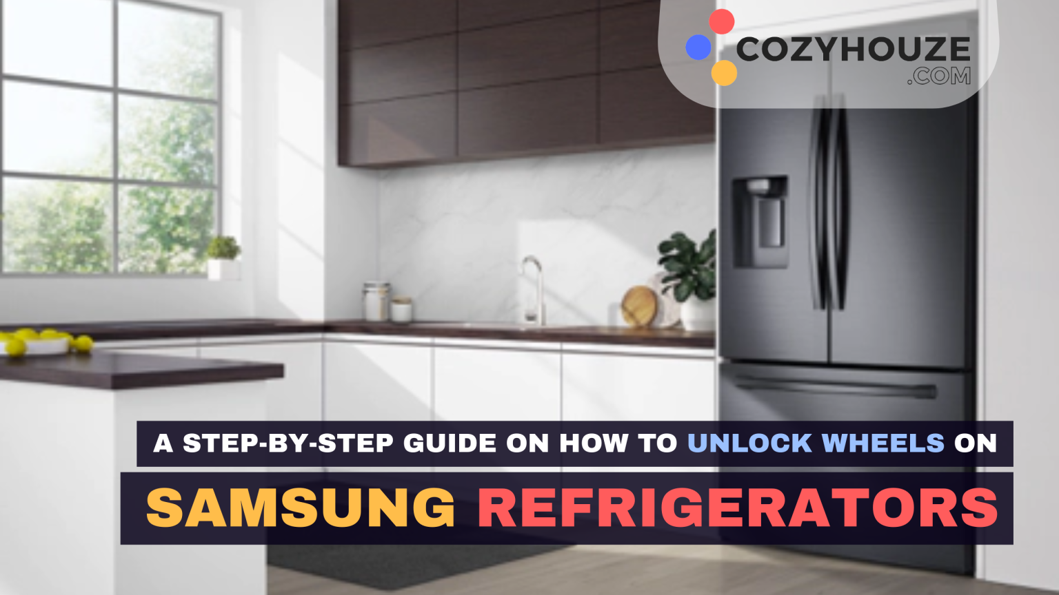 How Can You Unlock Wheels of Samsung Refrigerators?