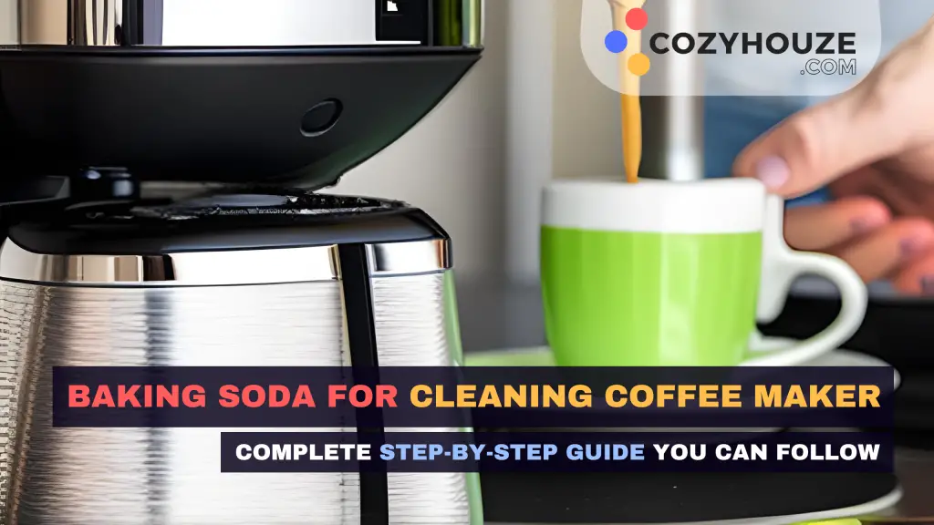 Cleaning Coffee Maker with Baking Soda - Featured