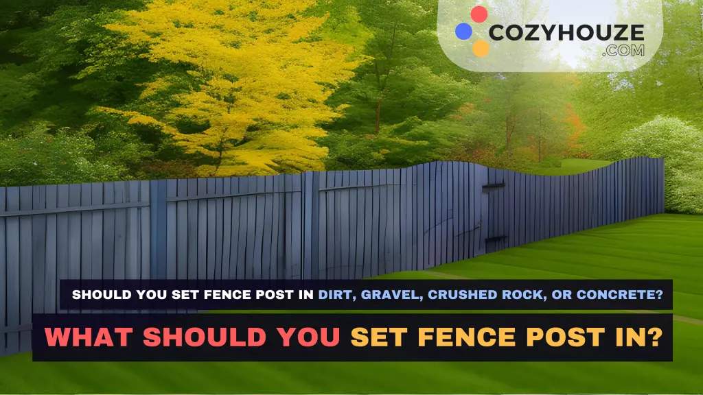 Fence Post Foundation Setting - Featured