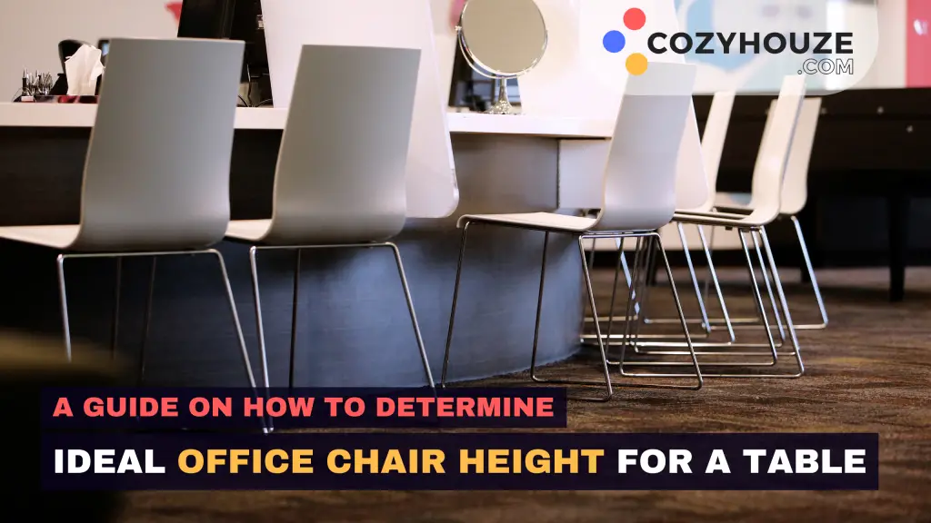 Determine Office Chair Height - Featured